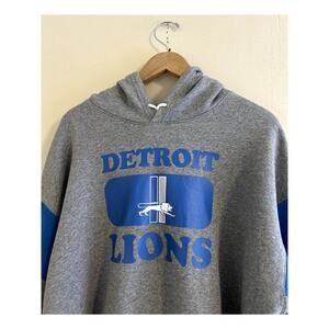 NWOT Detroit Lions NFL Nike Pullover Fleece-lined Hoodie Sweatshirt Men's XL